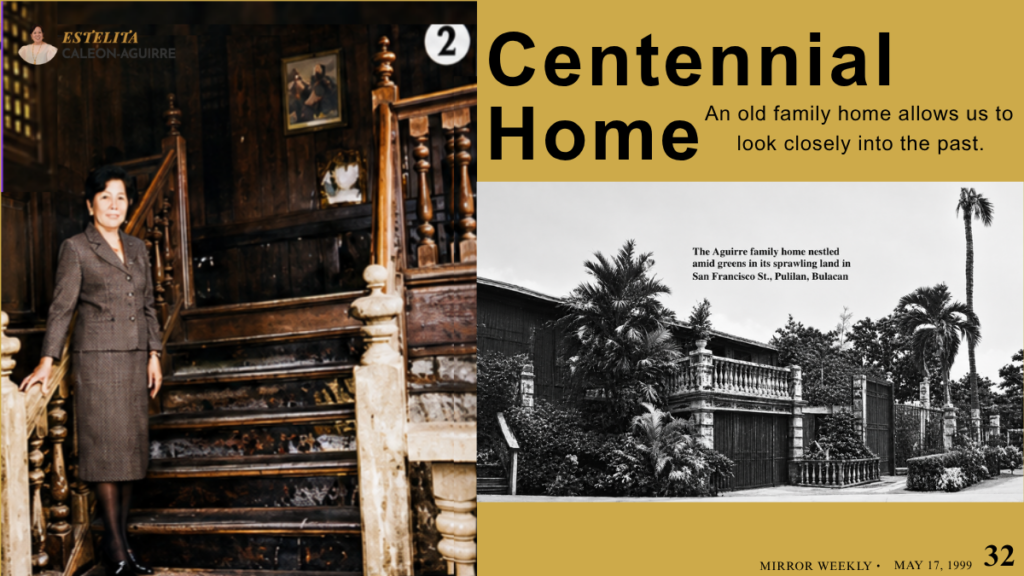 Centennial Home of Estelita Caleon-Aguirre